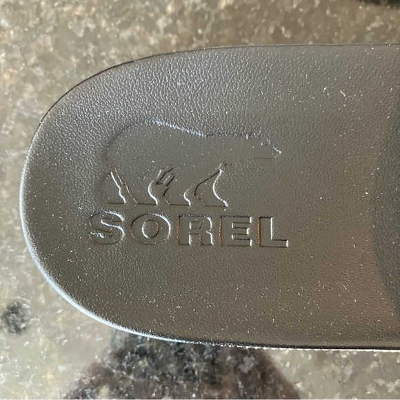 New Sorel Roaming Easy Slide Sandals, Casual Stretch Black Slides, Athleisure - Picture 8 of 14